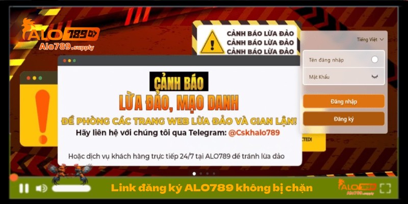 Link đăng ký ALO789 không bị chặn